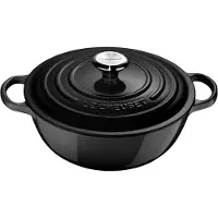 Le Creuset Marmite Braadpan Signature 'Mat Zwart' Ø26cm / 4.1L