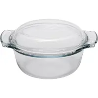 Pyrex Ronde Ovenschaal Met Deksel 1,4ltr Transparant transparant Glas