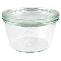 Weck Stort Glas (370ml) 1/4L 6 Stuks Transparant transparant Glas Weckpot