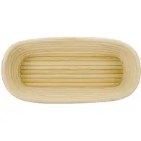 Westmark ovalen rijsmandje uit vlechtwerk 27.5x14x7.1cm