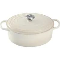 Le Creuset Gietijzeren Ovale Braadpan Meringue 31cm 6.3L