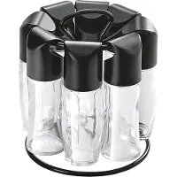 Metaltex Spice8, Keuken organisatoren, Zwart