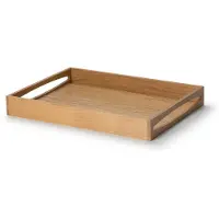 Continenta Dienblad, Eikenhouten dienblad, 49x35x6,3 cm