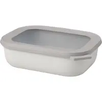 Mepal - Multikom Cirqula vershouddoos - 1000 ml - Rechthoekig - Nordic white