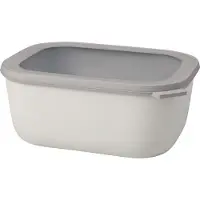 Mepal multikom cirqula rechthoekig 3000 ml nordic white |