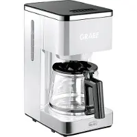 Graef FK 401 Koffiezetapparaat Wit Capaciteit koppen: 10 Glazen kan, Warmhoudfunctie