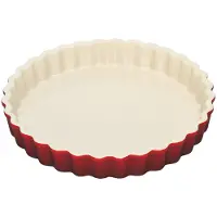 Le Creuset - Aardewerk - Taartvorm 24cm Kersenrood