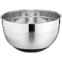 Weiss Weis Premium, Saladeschaal, Rond, Siliconen, Roestvrij staal, Zwart, Roestvrij staal, Metallic, 5 liter