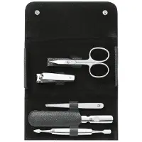 Zwilling Classic manicure set 5-delig met nagelknipper in zwart Manicureset 1 st