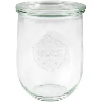 Weck Tulp Glas (1062ml) 1L 6 Stuks Transparant transparant Glas Weckpot