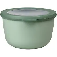Mepal Cirqula Meal prep bakje - Magnetronschaal - rond 1000 ml - Nordic sage