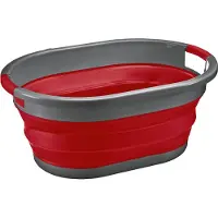 Westmark Wasmand - opvouwbare wasmand, ruimtebesparend en praktisch, handgrepen, geschikt voor opbergdoeleinden of als organizer, ideaal voor Tiny Living - 24 liter