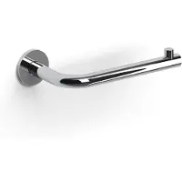 Clou Kaldur toiletrolhouder, L-vorm, zonder klep, chroom