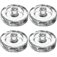 Westmark Gewichten voor fermentatie – set van 4 glazen gewichten voor fermentatie, accessoires voor fermentatie – glas, Ø 8cm, 4 stuks