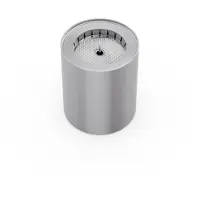 Höfats Bio-Burner Spin 1200 met Eco-Ring en Blusdeksel Zilver
