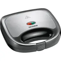 Severin SA 2969 - Tosti-apparaat - Antiaanbaklaag - Veilig in gebruik - Compact Design - 600W - RVS