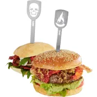 GEFU Hamburgerprikker Torro Flame (2-Delig)