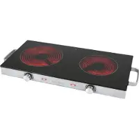 ProfiCook DKP 1211 - dubbele kookplaat - infrarood - RVS