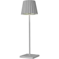 Sompex Troll 2.0 | LED tafellamp voor buiten en binnen | Werkt op accu | Aluminium | Dimbaar | Incl. Inductie | Grijs