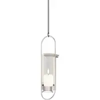 Höfats Kandelaar Oval Candle 35 Zilver