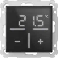 Homematic Glas - Wand Thermostaat - Zwart