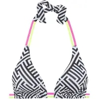 Buffalo Bikinitop neongroen / pink / zwart / wit