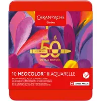 Caran d'Ache Neocolor II Aquarelle 50 Years Pop 10-set