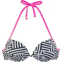 Buffalo Bikinitop geel / pink / zwart / wit