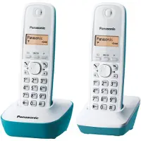 Panasonic KX-TG1612 draadloos telefoonapparaat, met nummerweergave, 15 uur spreektijd, 7 dagen stand-by, DECT