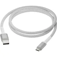 dbramante1928 - Re-Charge Pro Braided Cable - USB-A to USB-C, 1.2m - White