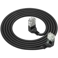 ACT DD7905, 5 meter, Cat6a, U/UTP (Twisted Pair), RJ-45 connector, RJ-45 connector, zwart