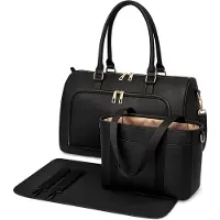 MISS LULU Fashion Verzorgingstas - Luiertas SET (LT6638 BK)