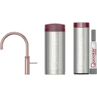 Quooker Fusion Round met COMBI+ boiler en CUBE reservoir 5-in-1-kraan rosé koper