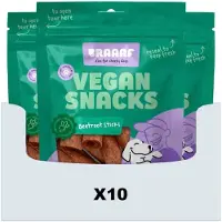 Braaaf 10x Hondensnack Sticks Bieten 6 cm 80 gr