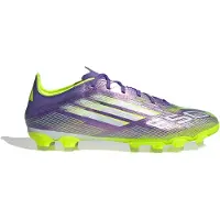 Adidas Voetbalschoen 'F50 Pro' neongroen / donkerlila / wit