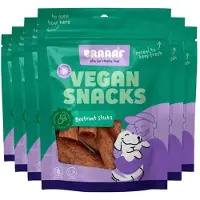 Braaaf 6x Hondensnack Sticks Pompoen 12 cm 80 gr