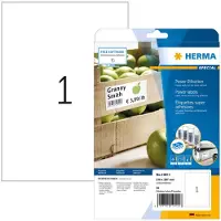 Herma Etiket Power 10911 210x297mm wit 25stuks
