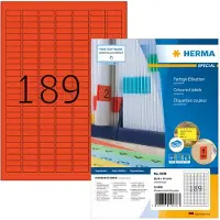 Herma Etiketten 4238 Klevend 2,5 x 1 cm 100 Vellen à 189 Etiketten