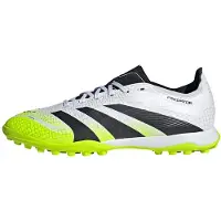 Adidas Heren Predator League TF Astro Voetbalschoenen Cloud White/Core Black/Lucid Lemon