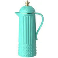 Present Time Thermoskan Crown - Turquoise - Ø12cm - Scandinavisch
