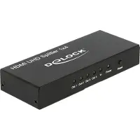 DeLOCK HDMI splitter 1 naar 4 - versie 2.0 (4K 60Hz HDR)