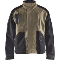 Blakläder Profieljack. Ongevoerd 40631860 | Khaki/Zwart | Maat S - 7330509268179