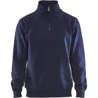 Blakläder 3365-1048 Sweatshirt Jersey 1/2 rits Marineblauw maat 4XL heren
