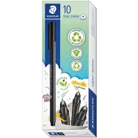 Staedtler Triplus Fineliner 334, blauw, 10 stuks