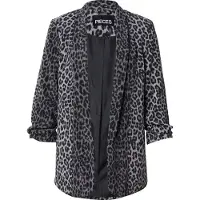 Pieces Blazers 'PCBosella' donkergrijs / zwart