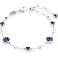 Swarovski - Dames Armband - Blauw & Zilver