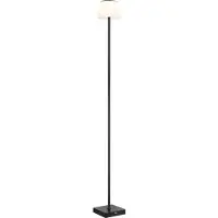 Globo Staande lamp vloerlamp bijzetlamp buitenlamp met touchdimmer, metaal kunststof zwart, oplaadbare batterij CCT USB, LED 4W 200Lm 3000K, 4000K, 5000K, H 120 cm