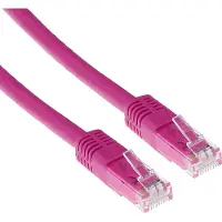 ACT IB1801 U/UTP CAT6 Patchkabel Roze - 1 meter