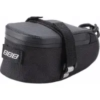 BBB Cycling EasyPack Zadeltas Fiets 0.37 Liter- Racefiets Tas - Wielren Tasje - Waterbestendig - Zwart - Maat S - BSB-31S