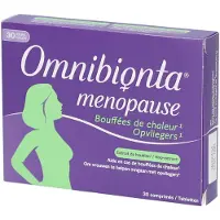 Omnibionta Menopauze | Opvliegers, voedingssupplement voor de menopauze met Plant-extract (Hop)¹ 30 St Tabletten